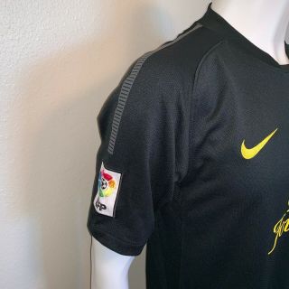 Nike FC Barcelona Black Away Soccer Jersey Authentic Men ' s Medium 7