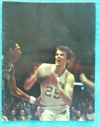 1973 Aba Indiana Pacers Vs Denver Rockets Basketball Game Official Program