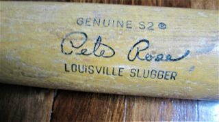 Pete Rose S2 Model Reds 1977 - 79 Louisville Slugger 125 Professional game bat 4