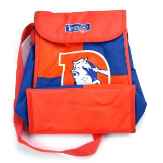 Vintage 90s Denver Broncos Big D Logo Orange Crushlunch Bag