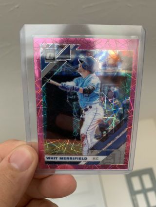 WHIT MERRIFIELD 2019 Topps Tribute Game - 3 Color Patch Auto 46/50 PRISTINE. 6