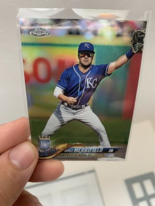 WHIT MERRIFIELD 2019 Topps Tribute Game - 3 Color Patch Auto 46/50 PRISTINE. 7