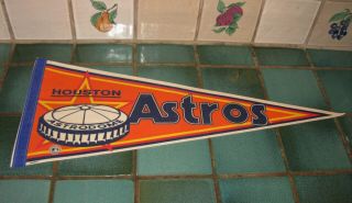 Vintage Houston Astros Pennant (w/ Astrodome) 30 " By Wincraft
