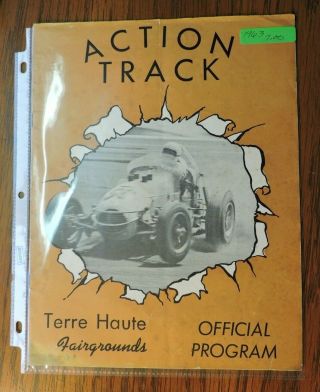 Terre Haute Action Track Programs 1962 - 1977 (14 Programs) 2