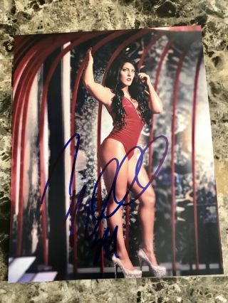 Tna Impact Wrestling Knockout Tessa Blanchard Sexy Autographed 8x10 Photo Signed