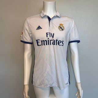 Adidas Real Madrid 2016/17 Home Soccer Jersey Authentic Men 