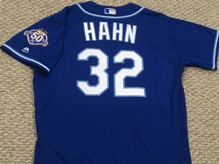 Jesse Hahn Size 46 32 2018 Kansas City Royals Game Jersey Issue Kc 50 Yrs Patch