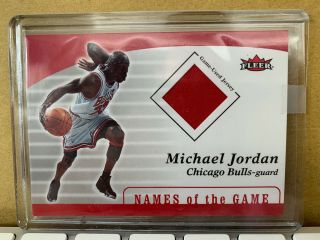 06 - 07 Fleer Michael Jordan Names Of The Game Jersey