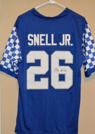 BENNY SNELL Kentucky Wildcats 26 Signed Autographed Jersey 