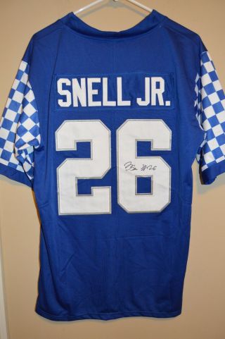 BENNY SNELL Kentucky Wildcats 26 Signed Autographed Jersey 