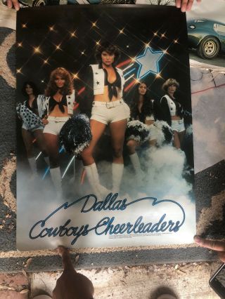 70s Dallas Cowboys Cheerleader Vintage Poster