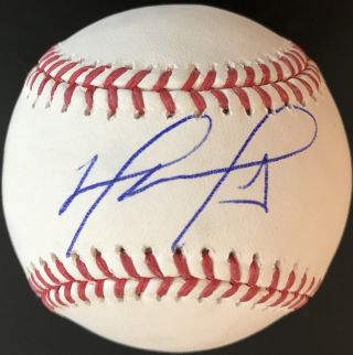 David Ortiz Autographed Mlb Baseball,  Mlb/fanatics Authentic,  Jsa