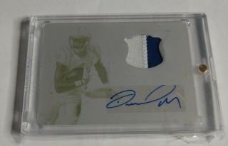 R15,  708 - Donte Moncrief - 2014 National Treasures - Rc Auto Patch Plate 1/1