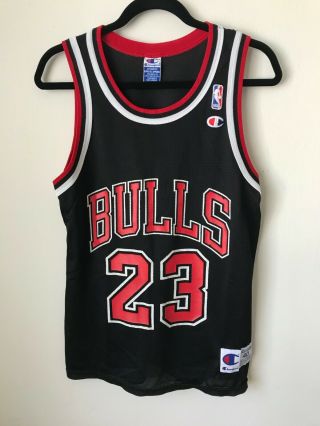 Mens Vintage Champion Michael Jordan Chicago Bulls Basketball Jersey Size 40