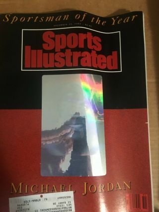 Sports Illustrated December 23,  1991 - Michael Jordan Hologram Cover