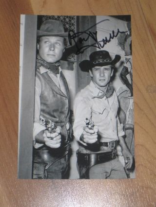 Actor Robert Fuller Signed 4x6 Laramie Photo Autograph 1l