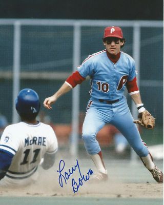 Larry Bowa Autographed Signed 8 X 10 Photo Philadelphia Phillies
