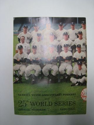 1960 World Series Official Program NY Yankees vs.  Pittsburgh Pirates VTG - 3