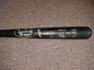 Dave Martinez Chicago White Sox Game Bat Mlb All Star World Series Champion