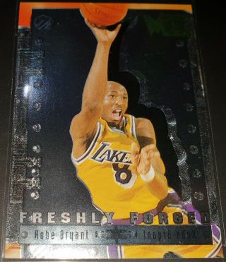 Kobe Bryant 1996 - 97 Fleer Metal Freshly Forged Rookie Insert Card (no.  3)