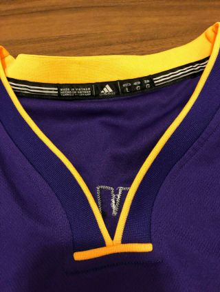 Adidas NBA Kobe Bryant swingman jersey Los Angeles Lakers size Large purple 3