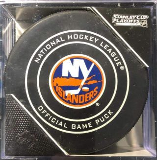 2019 Stanley Cup Playoffs. .  York Islanders Official Game Puck