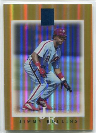 2003 Topps Tribute Contemporary Gold 69 Jimmy Rollins /25 Phillies