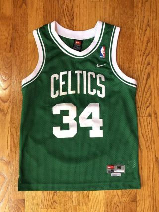 Paul Pierce Boston Celtics Nike Sewn Nba Basketball Jersey 34 Boys M The Truth