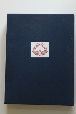 Winged O : The Olympic Club Of San Francisco 1860 - 2009 Club History Book