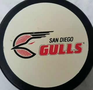 San Diego Gulls Vintage Hockey Puck Official Made In Czechoslovakia