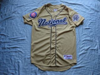Sammy Sosa Chicago Cubs 2002 All Star Game Majestic Jersey Sewn