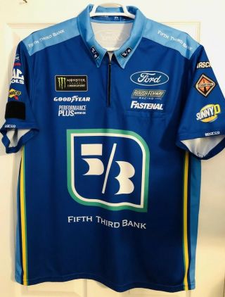 2xl Ricky Stenhouse Jr Nascar Pit Crew Shirt Roush Ford Racing Monster 5/3 Bank