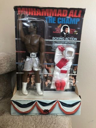 Vintage 1970s Muhammad Ali The Champ Doll In Package