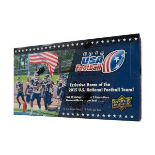 2015 Upper Deck Usa Football Hobby Box