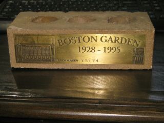 Boston Garden Brick - Boston Bruins/celtics