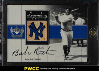 2000 Upper Deck Yankees Legends Legendary Lumber Babe Ruth Patch Br - Ll (pwcc)