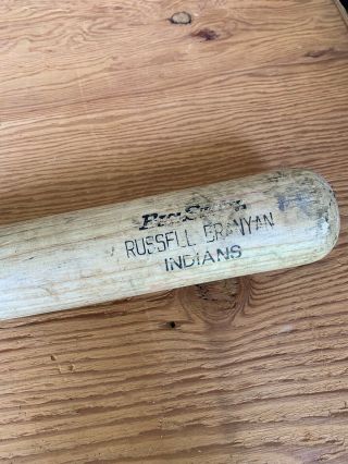 Russell Branyan Cleveland Indians Rawlings Game Baseball Bat