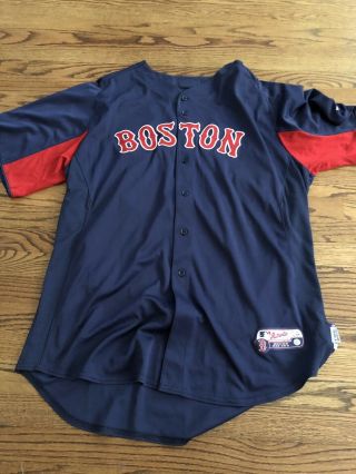 Boston Red Sox Demarlo Hale Game Issued Bp Jersey Mlb Authenticated