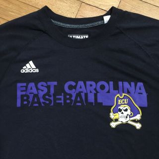 Adidas East Carolina University Ecu Pirates Baseball Ultimate T Shirt Black L
