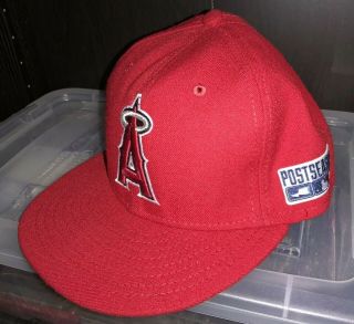 2014 Los Angeles Angels Tyler Skaggs Issued Post Season Era Hat.