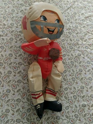 Vintage 1960s Chicago/ St Louis Cardinals Inflatable Football Player Japan