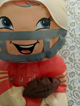 Vintage 1960s Chicago/ St Louis Cardinals Inflatable Football Player Japan 2