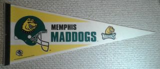 Memphis Mad Dogs Full Size Cfl Football Pennant Cflusa