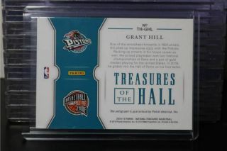 2018 - 19 National Treasures Grant Hill Treasures of the Hall Auto 87/99 LG 2