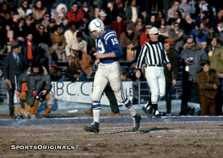 35mm Color Slide - Johnny Unitas - Baltimore Colts