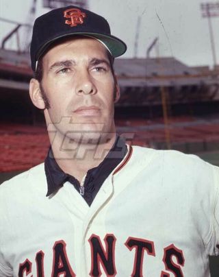 1971 Topps Baseball Color Negative.  Jim Barr Giants