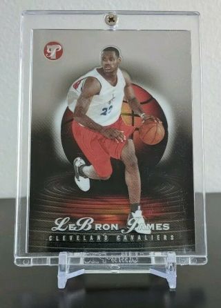 2003 - 04 Topps Pristine Lebron James Rc Rookie /999 Cleveland Cavaliers