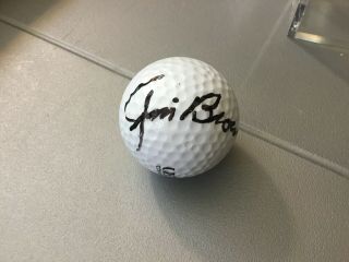Signed Golf Ball Jim Brown