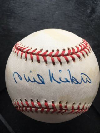 Phil Niekro Hand Signed Autographed Baseball - Hof - Guaranteed Authentic