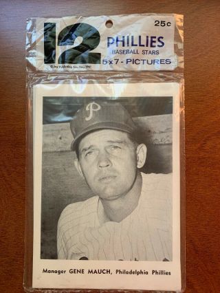 Vintage 1961 Philadelphia Phillies Picture Pack (12) Card Set By Jay Publishing